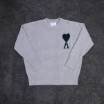 AMI Paris Men's Grey Jumper