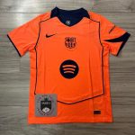 Nike Men's Orange and Blue T-shirt