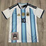 Adidas Men's Blue and White Shirt