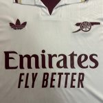 Adidas Men's Cream and Red Shirt - Image 2