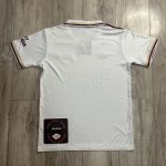 Adidas Men's Cream and Red Shirt - Image 6