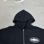 Corteiz Alcatraz Island Hoodie – Black | Puff Print - Image 2