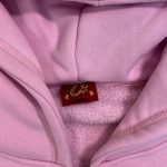 Corteiz Men's Pink and White Hoodie - Image 3