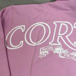 Corteiz Men's Pink and White Hoodie - Image 5