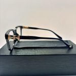 Gold Chrome Y2K Style Crossed Glasses - Image 3