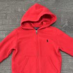 Polo Ralph Lauren Red and Orange Hoodie - Image 2