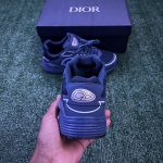 Dior Men's Blue and Navy Trainers - Image 3