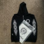 Chrome Hearts Men's Black Hoodie - Image 6
