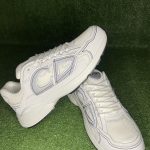 Dior Men's White and Grey Trainers - Image 3