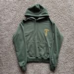 Chrome Hearts Men's Green Hoodie