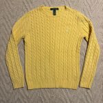 Ralph Lauren Women's Yellow Jumper