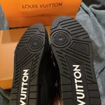 Louis Vuitton Men's Black Trainers - Image 4