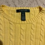 Ralph Lauren Women's Yellow Jumper - Image 2