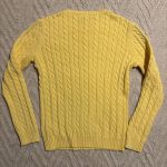 Ralph Lauren Women's Yellow Jumper - Image 4