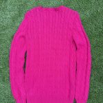 Polo Ralph Lauren Women's Pink and Red Jumper - Image 2