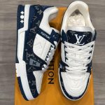 Louis Vuitton Men's Blue and Navy Trainers
