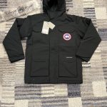 Canada Goose Men's Black and Grey Coat