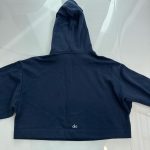 Alo Yoga Women's Navy and Blue Hoodie