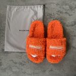 Balenciaga Men's Orange Slides