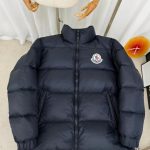 Moncler Men's Navy and Black Jacket