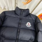 Moncler Men's Navy and Black Jacket - Image 3
